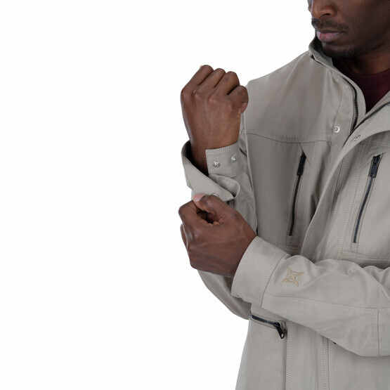 Vertx Urban Discipline Jacket in khaki with button cuffs
